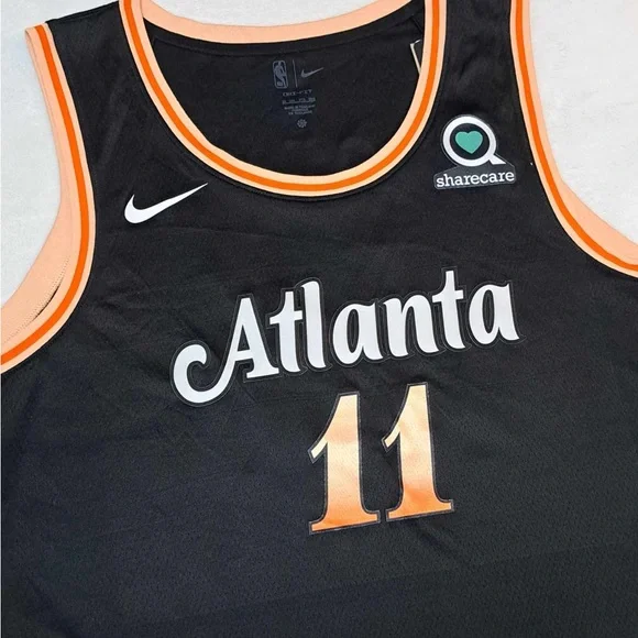Nike Atlanta Hawks Authentic City Edition Swingman Jersey - Men's size 3XL (60) Jerseys